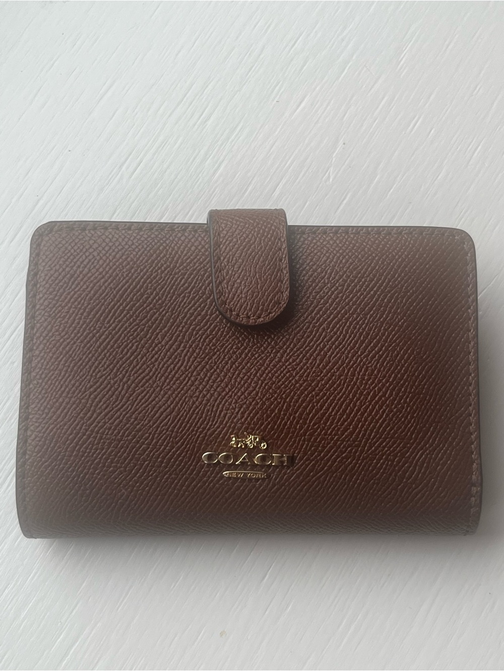 Coach Brown Leather Medium Wallet - Mint Condition Exterior